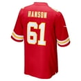 thumbnail image 3 of Men's Nike C.J. Hanson  Red Kansas City Chiefs  Game Jersey, 3 of 6