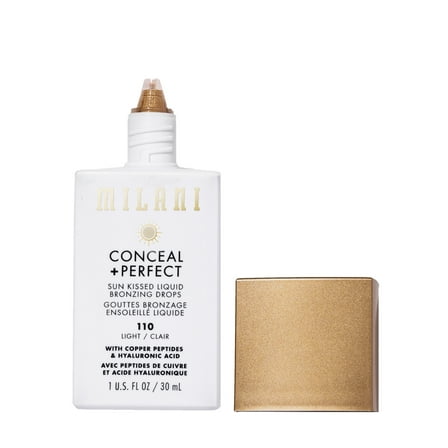 Milani Conceal   Perfect Sun Kissed Liquid Bronzing Drops, Light, 1 fl oz