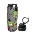 thumbnail image 2 of Funny Invader Zim Sports Insulated Water Bottles Kettle Stainless Steel Portable Cup18OZ For Travel Gym School, 2 of 8