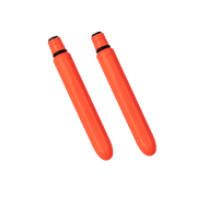 Rite in the Rain All-Weather EDC Pen, Orange Pokka 2-Pack, 0.8mm Ink, Fine Point