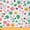 Orange Green White, variant on jejeloiu Kawaii Flower Floral Fabric by the Yard 1 Yard,Cartoon Daisy Home Decor Fabric by the Yard,White Black Sewing Fabric For Child,Breathable Home Decor