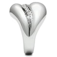 thumbnail image 3 of 3W227 - Rhodium Brass Ring with AAA Grade CZ in Clear, 3 of 3