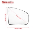 thumbnail image 3 of Retrovisor Derecho Calefacción Espejo Cristal para BMW X5 - 1uds Blanco Vidrio, 3 of 7