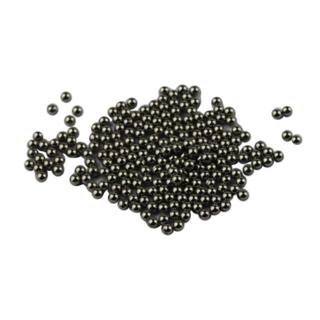 Disparo de medios giratorios de acero al carbono de 450 g, 1 bolsa de bolas de pulido para joyería, herramienta de pulido de metales 5mm Macarena Medios de tambor de acero inoxidable