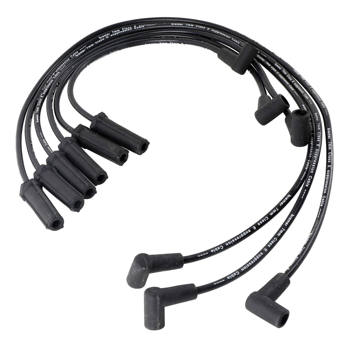 Ignition Spark Plug Wires 7mm (6PC Set) for 0005 Chevy Impala, Monte
