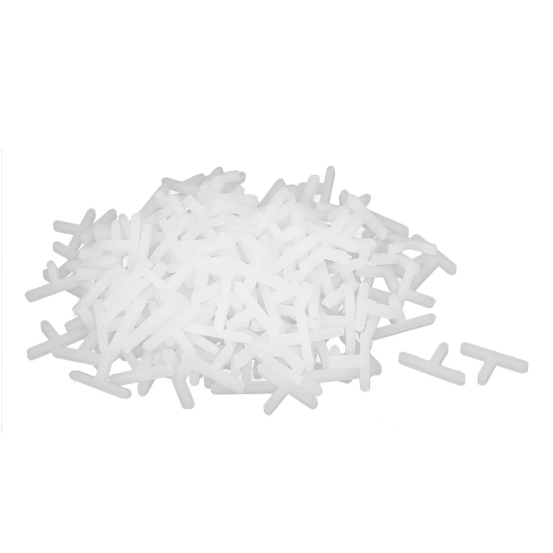 Wall Floor Tile Plastic T Type Spacers Tiling Tools 5mm White 200pcs 