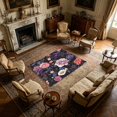 thumbnail image 4 of SIfdSeng My Items Washable Floral Area Rug Non Soft Short Pile Carpet for Living Room Bedroom Kitchen Kids, 4 of 6