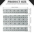 thumbnail image 2 of Jokapy Picnic Table Cover with Bench Covers, Black Boho Rectangle Outdoor Fabric Tablecloth, 30 x 72, 2 of 11