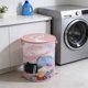 thumbnail image 5 of Cesto de malla plegable para la ropa sucia con asas | Cesto espacioso para guardar juguetes y peluches infantiles | Cesto plegable y transpirable para el hogar, 5 of 6