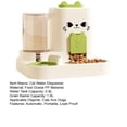 thumbnail image 7 of Koiauber Cat Dog Feeder Water Dispenser 1.8L Food Feeder 0.8L Water Dispenser with Sealed Lid Small Pet Feeder Bowl for Cats And Small Dogs, 7 of 7