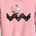 thumbnail image 2 of Peanuts - Snoopy Skating Pattern - Toddler And Youth Crewneck Fleece Sweatshirt, 2 of 5