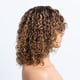 thumbnail image 5 of Pisexur Belleza Maquillaje Cabello corto y rizado castaño dorado degradado para mujer con flequillo y pequeños rizos.para mujeres y hombres, 5 of 6