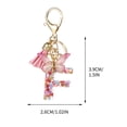 thumbnail image 2 of LSLJS New English Letter Keychain Hanger Car Keychain Bag Accessories, Home Accessories, 2 of 2