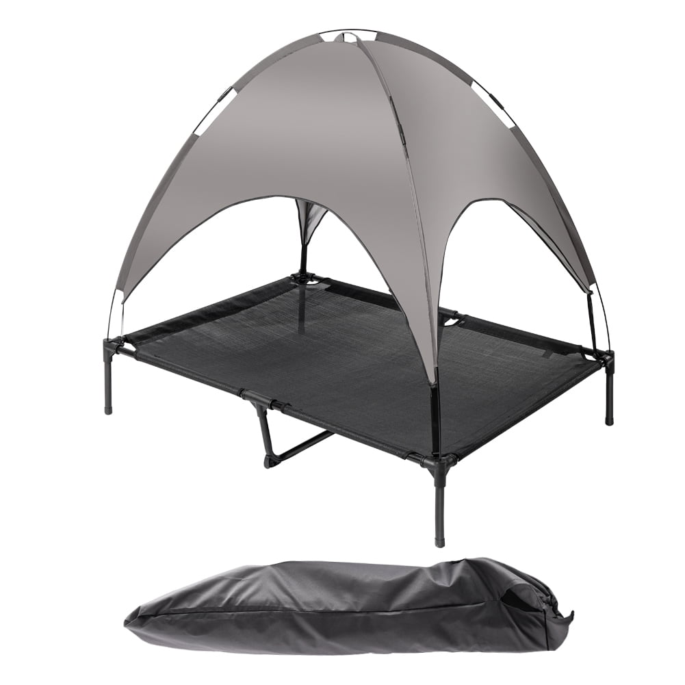 Extra Large Elevated Dog Bed W/ Canopy, Canopy Outdoor Dog Bed, Pet