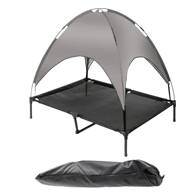 Extra Large Elevated Dog Bed W/ Canopy, Canopy Outdoor Dog Bed, Pet Canopy W/ Cot