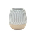 thumbnail image 3 of Melrose International LLC Vase (Set of 2) 3.5"D x 4.25"H, 4.75"D x 5"H Porcelain, 3 of 3