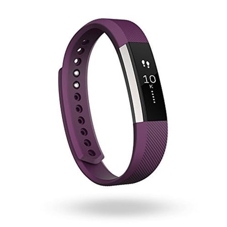 Fitbit Alta Fitness Tracker, Silver/Plum, Small