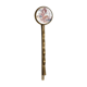 thumbnail image 1 of Broche de metal retro Unbranded Geisha kimono fan Japón olas, 1 of 3