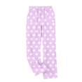 thumbnail image 2 of Hrsba Women's Printed Flannel Pajama Pants,Thickened Sleep Bottoms Elastic Waist Warm, 2 of 5
