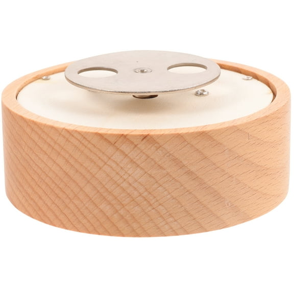 Music Boxes Swivel Base Musical Box Base 10.00X9.00X3.50CM Light Brown