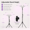 thumbnail image 7 of DAYBETTER Grow Light for Indoor Plants, 4 Heads Full Spectrum Plant Light with Adjustable Stand, 3 Light Modes Grow Lamp with Auto Timer & 10 Dimmable Brightness, 7 of 7