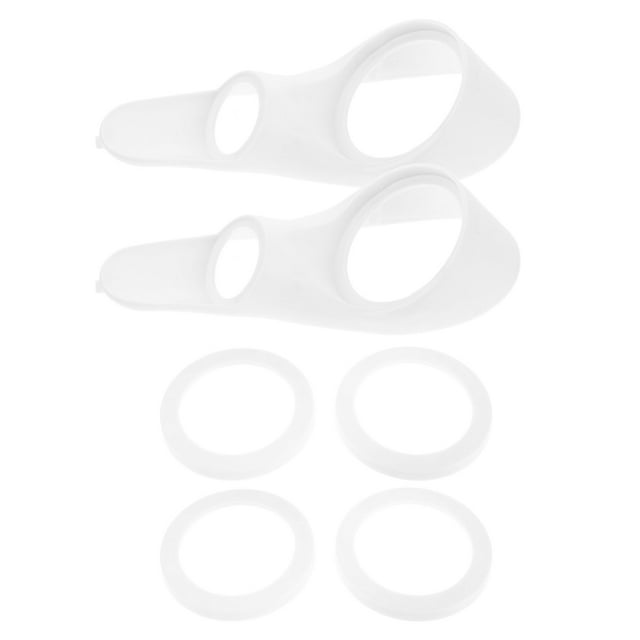 LOLIPPYY 1 Set Car Stereo Speaker Mounting Kit Plastic White For Easy Installation In Car