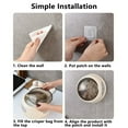 thumbnail image 4 of xaoyunyn Kitchen Wall Mounted 3 in 1 Rotating Storage Box for Cling Film,Garbage Bags Disposable Gloves Non Punching,Space Saving Organizer with Intelligent Partition Walls, 4 of 9
