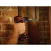 BLACK+DECKER BDCDE120C 20V Cordless Drill Driver, 1.5Ah, 20V, 300 RPM