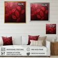 thumbnail image 4 of Designart "Foliage Adorned With Cherry Tones I" Leaves Canvas Art Print, 4 of 7