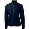 thumbnail image 2 of Men's Cutter & Buck Navy Illinois Fighting Illini Big & Tall Cascade Eco Sherpa Fleece Full-Zip Jacket, 2 of 3