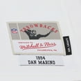 thumbnail image 6 of Men's Mitchell & Ness Dan Marino White Miami Dolphins 1994 Legacy Replica Jersey, 6 of 7