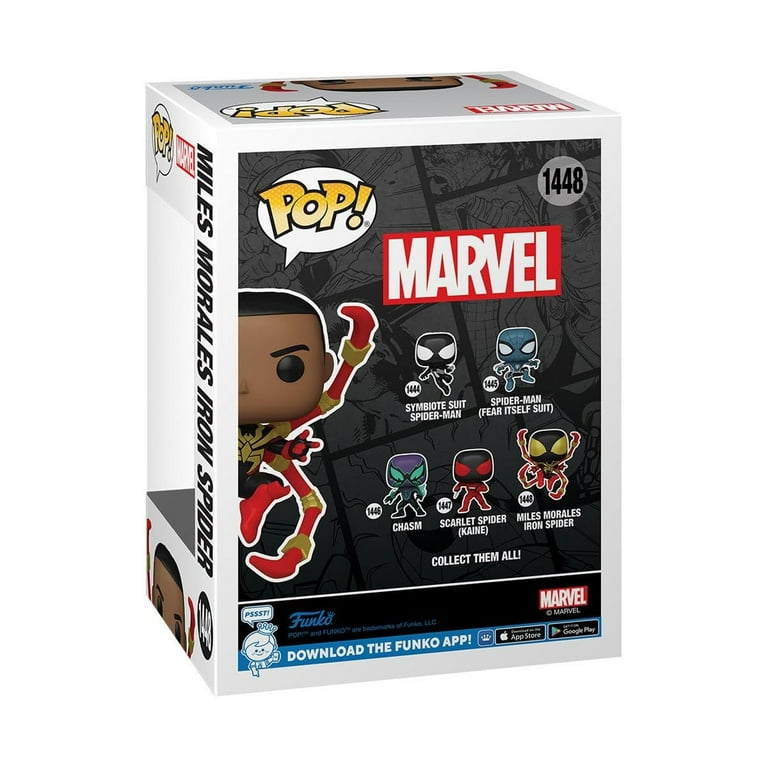 Miles Morales Iron Spider Funko Pop! Marvel Spider-Man Comics - Chase Vinyl Figure #1448 Miles Morales Iron Spider Funko Pop! Marvel Spider-Man Comics - Chase Vinyl Figure #1448
