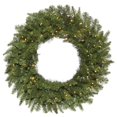 thumbnail image 1 of Vickerman K172725LED 24 in. Carlsbad Fir Green Wreath with 3 mm & 150 Warm White Light, 1 of 1