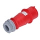 thumbnail image 4 of Conector industrial de alimentación, IP44 Receptáculos de montaje en panel de aviación Enchufe industrial de 5 pines Conector de aviación a prueba de agua Enchufes rectos ocultos 3P N E CA 220-380V, 4 of 8