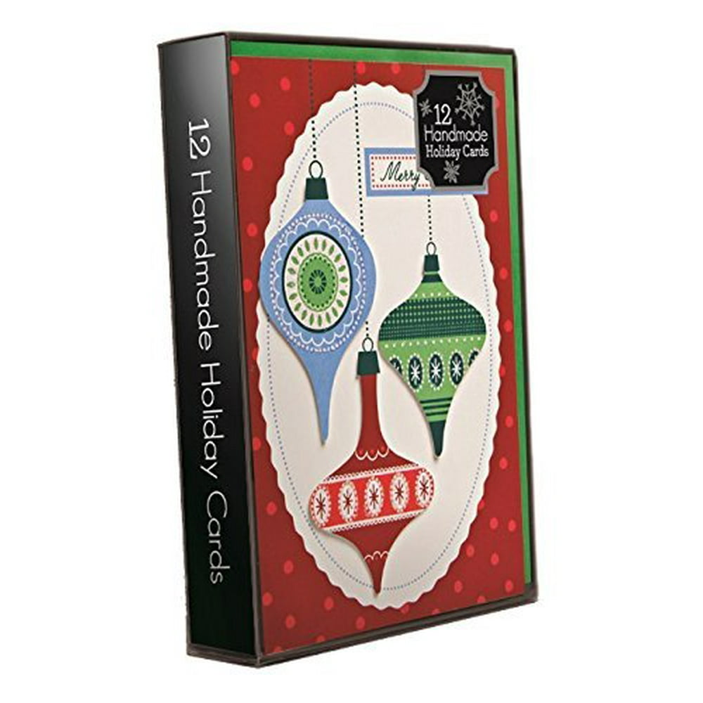 Christmas Holiday Boxed Cards Xmas Box Set Assorted Cards 12 Count (IG74302)