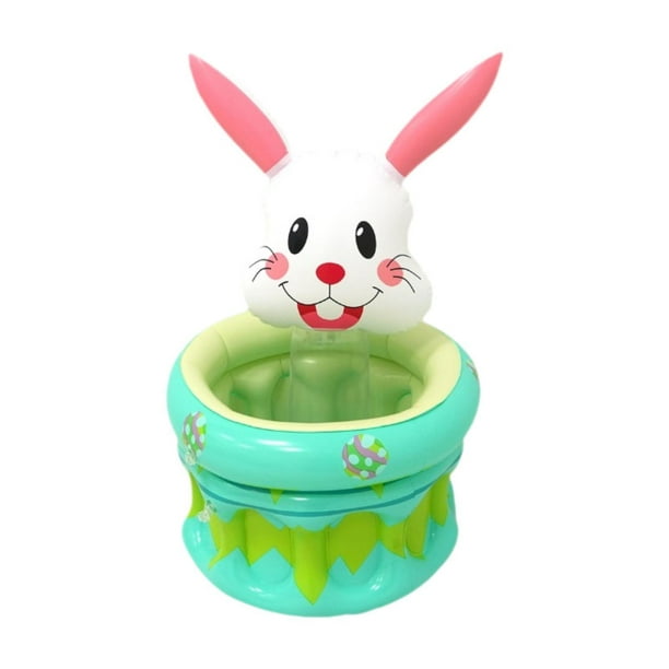 Enfriador inflable para fiesta en la piscina, linda decoración portátil para fiesta de Pascua para fiestas de verano y Pascua