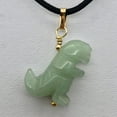 thumbnail image 2 of Aventurine Dinosaur Tyrannosaurus Rex 14Kgf Pendant | 1.5" (Long) | Green |, 2 of 7