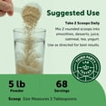 thumbnail image 5 of Micro Ingredients Pea Protein Powder, 5lb | Unflavored Vegan Protein from North American, Non-GMO, Keto Friendly, 5 of 7