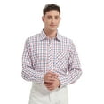 thumbnail image 3 of Onimisc Men's Casual Button Down Shirts Cotton Long Sleeve Plaid Work Shirts for Men, 3 of 7