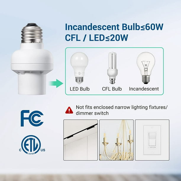 Lampe Avec Interrupteur Sans Fil A Pile ( Aucun câblage, outil ou  électricien requis )