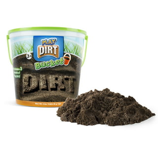 Bucket of Play Dirt Fun fake dirt that stays clean!