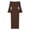 X-71Coffee, variant on YMNXA Women's Maternity Dress Long Sleeve Off Shoulder Solid Color Elegant Stretchy Maxi Pregnant Dresses For Photography,Black,L