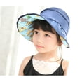 thumbnail image 4 of Gorra De Visera Para Niños Gorra De Playa Sombrero De Ala Ajustable Azul, 4 of 9