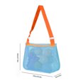 thumbnail image 3 of Bolsa De Juguetes Bolsa De Juguetes Bolso de playa de malla Bolso de mano estilo Ins lindo Bolso de recolección para exteriores (Azul), 3 of 6
