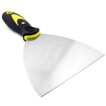 Wideskall 5" inch Metal Scraper Flex Putty Knife with Rubble Handle
