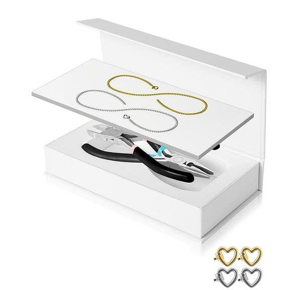 Permanent Bracelet Kit, Locked Bracelets for Couples, Forever Bracelet Making for Couples Gift Friendship Bracelets DIY Locked Bracelet Valentine’s Day, Birthday, His & Hers Matching Bracelets Y7N1