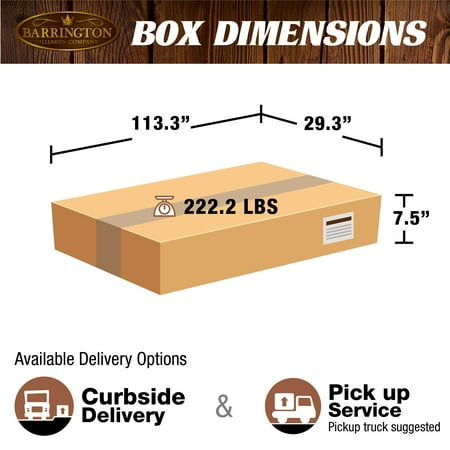 Barrington - 9 ft. Allendale Collection Shuffleboard Table - Brown/Tan