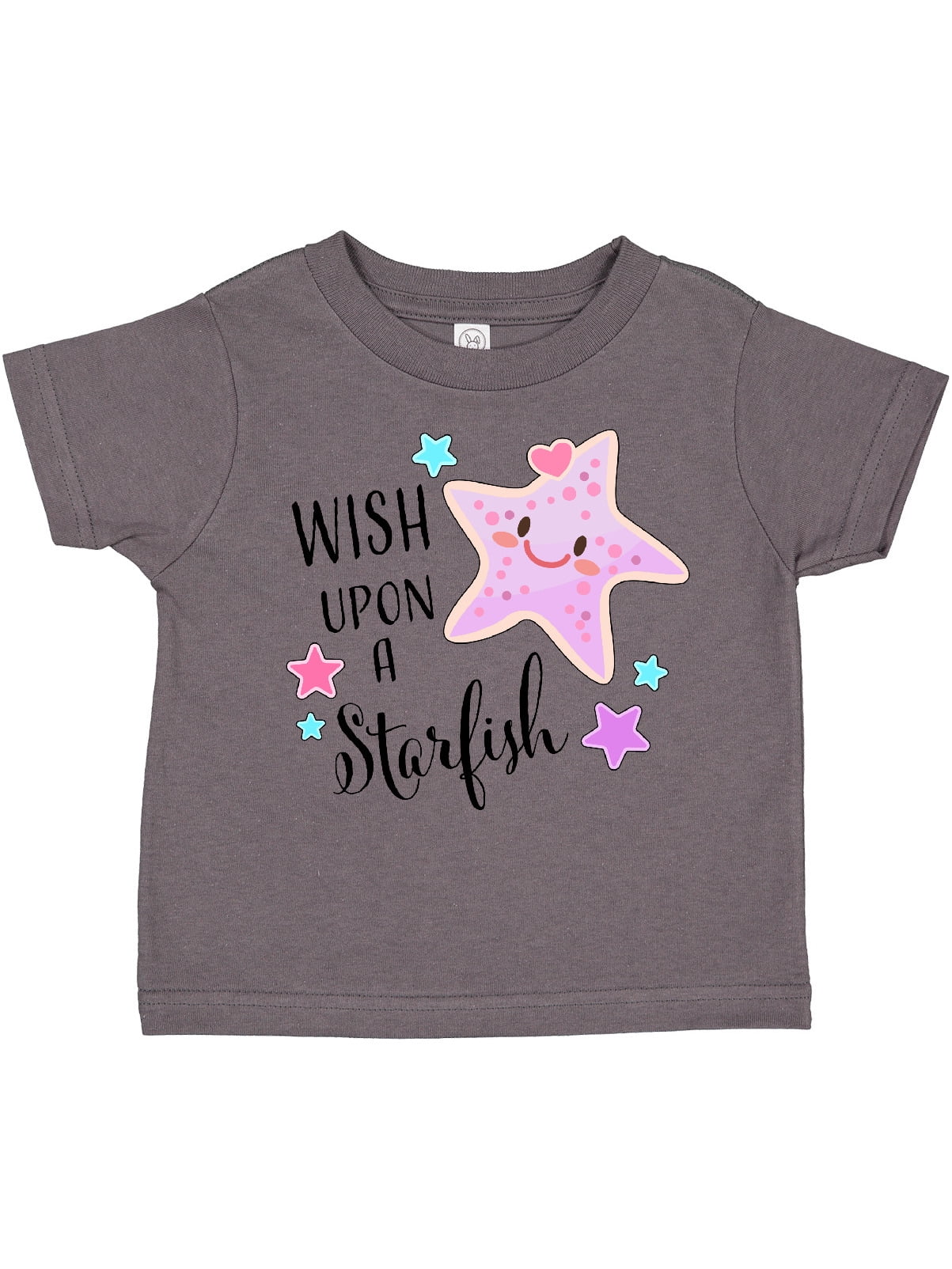 Inktastic Wish a Starfish- Cute Toddler Boy or Toddler Girl Shirt Walmart.com