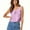 Purple, variant on Women's Tank Tops Fashion Solid Color Crew Neck Tee Shirts Leisure Loose Fit Sleeveless Standard Straps Summer Shirts