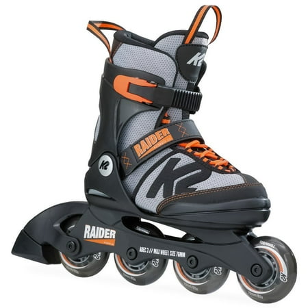 K2 Aggressive In Line Skates - K2 Skate Raider, Black Orange, 11-2